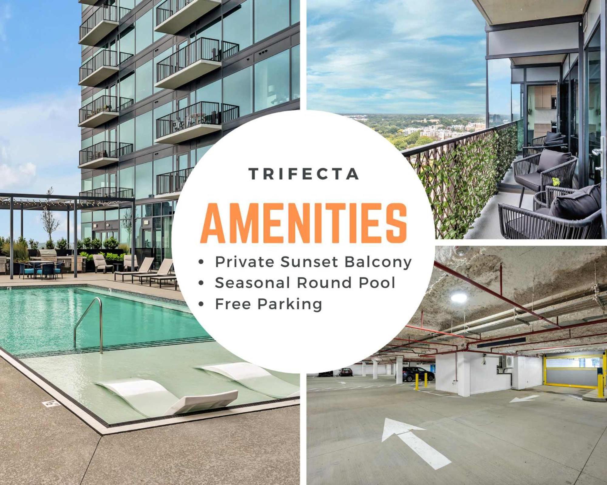 High-Rise Apt Raleigh Free Parking & Sunset View 1 Экстерьер фото