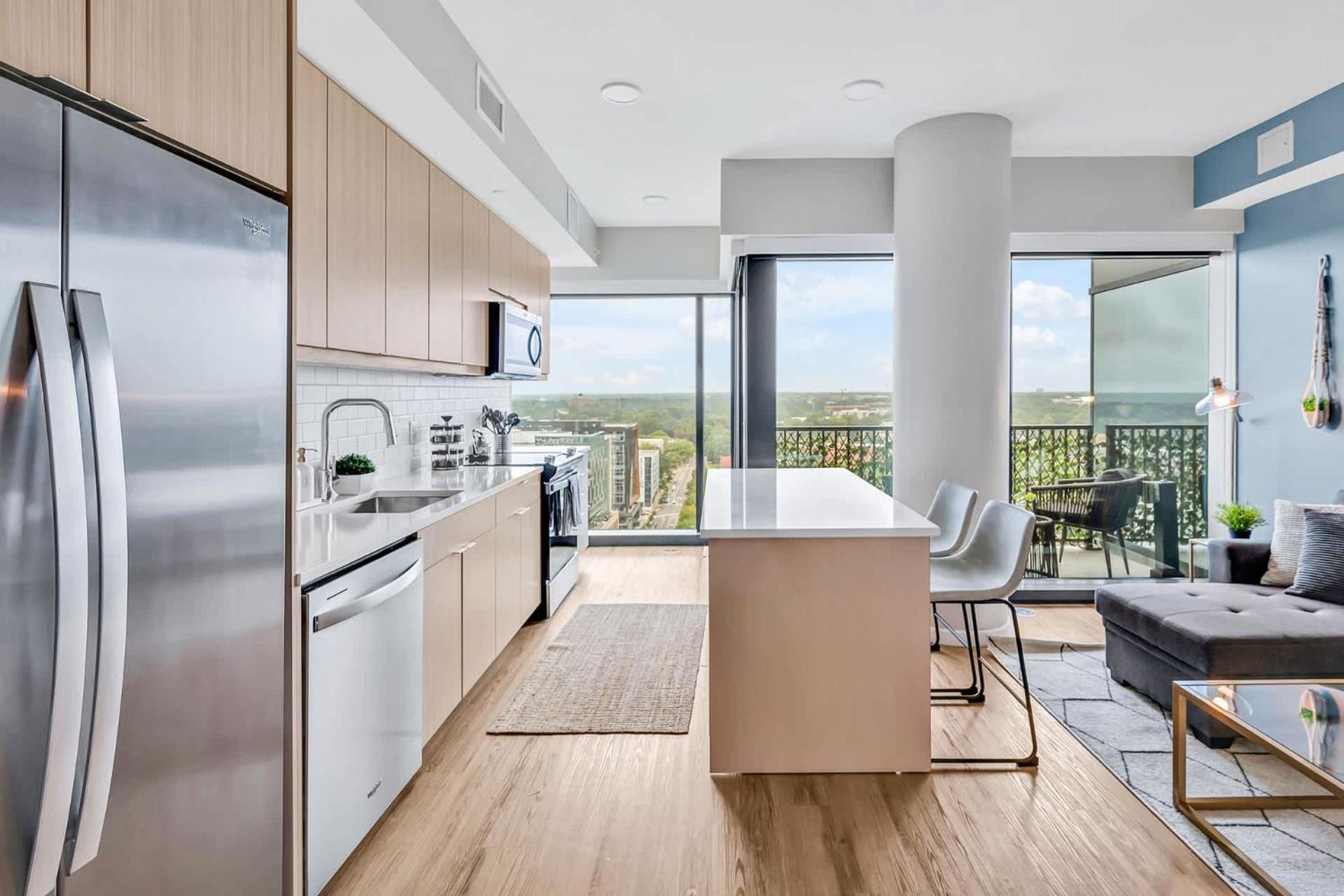 High-Rise Apt Raleigh Free Parking & Sunset View 1 Экстерьер фото